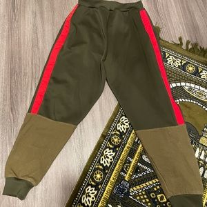 One-of-a-Kind Neoprene Joggers